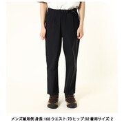 ワンタックテーパードアンクルパンツ One Tuck Tapered Ankle Pants GL74196 ブラック(BK) サイズ3 [アウトドア ロングパンツ ユニセックス]
