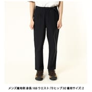 ワンタックテーパードアンクルパンツ One Tuck Tapered Ankle Pants GL74196 ブラック(BK) サイズ4 [アウトドア ロングパンツ ユニセックス]