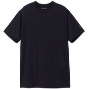 アドバンスドライトハイブリッドウールティーシャツ A/L Hybrid Wool T-shirt GA64128 ブラック BK サイズ3 [アウトドア カットソー ユニセックス]