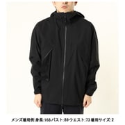 パーテックスシールドエアーマウンテニアリングジャケット PERTEX SHIELDAIR Mountaineering Jacket GM04101 ブラック(BK) サイズ2 [アウトドア 防水ジャケット ユニセックス]