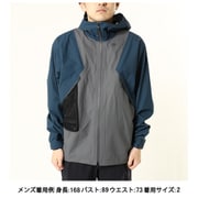 パーテックスシールドエアーマウンテニアリングジャケット PERTEX SHIELDAIR Mountaineering Jacket GM04101 フォーカスグレー×ネイビーブルー(FV) サイズ2 [アウトドア 防水ジャケット ユニセックス]