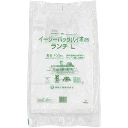 イージーバックバイオ25 （100枚入） ランチ L 乳白 XIZ0107
