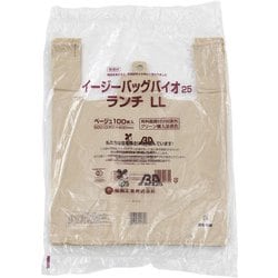 イージーバックバイオ25 （100枚入） ランチ LL ベージュ XIZ0110