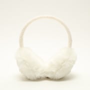 フェイクファーイヤーマフラー WNT-24 ホワイト [イヤーウォーマー]