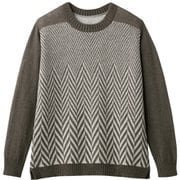 ふんわり軽いやわらかプルオーバー モカ M-L