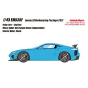EM538F 1/43 プレクサス LFA ニュルブルクリンクパッケージ 2012 スカイブルー [レジンキャストミニカー]