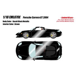 EML070E 1/18 ポルシェ カレラ GT 2004 バサルトブラックメタリック [レジンキャストミニカー]