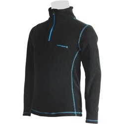 ジュニアインナーシャツ 長袖 ハーフジップ NP-8058 BL 120cm [スキーアンダーウェア ジュニア]