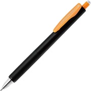 ジェルボールペン SARASA NANO(サラサナノ) 0.38mm ノック式 極細 うるふわクッション搭載 インク色:オレンジ 本体色:黒 JJX72-OR-N