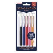 ジェルボールペン SARASA NANO(サラサナノ) 0.3mm ノック式 極細 うるふわクッション搭載 5色セットN JJH72-5C-N