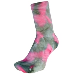 コモディームソウロークルー Comod(y) MUSOロークルー 02-046 17 ピンク×Mグレー 26-28cm [ランニングウェア ソックス ユニセックス]