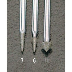 EA819DG-7 [2.2x9.0x44.5mm ダイヤモンドバー（3mm軸）]