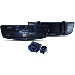 ドライブレコーダー搭載 10型デジタルミラー （車外用リアカメラ） 純正ミラーカバータイプ DVR-DM1000B-OC