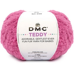 DMC8139 320 [DMC ファーヤーン TEDDY テディ 並太 90m 50g玉 #320 ピンク系]