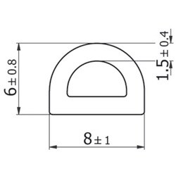 ヨドバシ.com - エスコ ESCO EA997XV-102 [8x6 mm/2m ガスケット（粘着