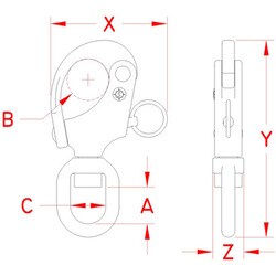 ヨドバシ.com - エスコ ESCO EA638FM-6 [92.0mm 強力スイベルスナップ