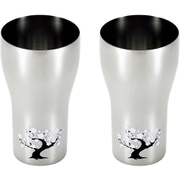 EJK-700 [燕熟の技 感温ステンレスタンブラー 440ml 2個入 桜]