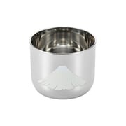 EJG-250 [燕熟の技 感温ステンぐい呑み 100ml 赤富士]