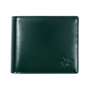二つ折り財布 BHG-M1002（BHG7000） グリーン/ダークブラウン