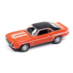 Johnny Lightning 1/64 1969 シェビー カマロ イェンコ ハガーオレンジ/ブラック (JLSP376) ミニカー