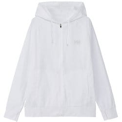 ロングスリーブフルジップフーディラッシュガード L/S Full-zip Hoodie Rashguard HH82405 クリアホワイト CW Lサイズ [マリンスポーツ ラッシュガード ユニセックス]