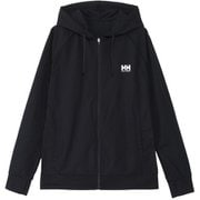 ロングスリーブフルジップフーディラッシュガード L/S Full-zip Hoodie Rashguard HH82405 ブラック K Sサイズ [マリンスポーツ ラッシュガード ユニセックス]