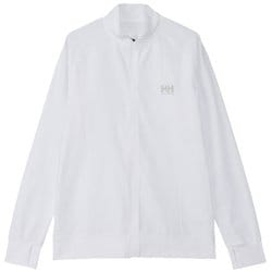 ロングスリーブフルジップラッシュガード L/S Full-zip Rashguard HH82406 クリアホワイト CW Lサイズ [マリンスポーツ ラッシュガード ユニセックス]