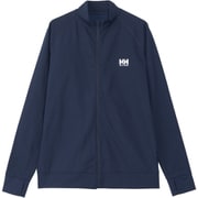 ロングスリーブフルジップラッシュガード L/S Full-zip Rashguard HH82406 オーシャンネイビー ON XSサイズ [マリンスポーツ ラッシュガード ユニセックス]