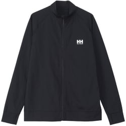 ロングスリーブフルジップラッシュガード L/S Full-zip Rashguard HH82406 ブラック K Mサイズ [マリンスポーツ ラッシュガード ユニセックス]