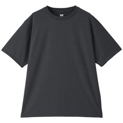 ショートスリーブワンポイントティー レディース カットソー ブラック（K） WLサイズ HOE62320