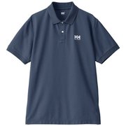 ショートスリーブ HHロゴ ポロ S/S HH Logo Polo HH32414 オーシャンネイビー ON Lサイズ [アウトドア シャツ ユニセックス]