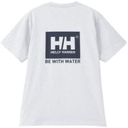ショートスリーブビーウィズウォーターロゴティー S/S Be With Water Logo Tee HH62417 クリアホワイト CW Mサイズ [アウトドア カットソー ユニセックス]