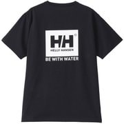 ショートスリーブビーウィズウォーターロゴティー S/S Be With Water Logo Tee HH62417 ブラック K Mサイズ [アウトドア カットソー ユニセックス]