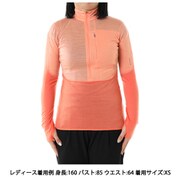 200 リアルフリース ディセンダー ロングスリーブ ハーフジップ W 200 REALFLEECE DESCENDER LS HALF ZIP IB0A56YM グロウ(GL) Sサイズ(日本：Mサイズ) [アウトドア フリース レディース]