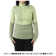 200 リアルフリース ディセンダー ロングスリーブ ハーフジップ W 200 REALFLEECE DESCENDER LS HALF ZIP IB0A56YM グラゼン(GZ) Sサイズ(日本：Mサイズ) [アウトドア フリース レディース]
