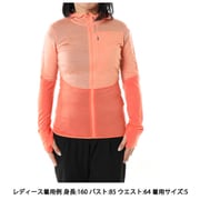 200 リアルフリース ディセンダー ロングスリーブ ジップ フーディ W 200 REALFLEECE DESCENDER LS ZIP HOODIE IB0A56YN グロウ(GL) XSサイズ(日本：Sサイズ) [アウトドア フリース レディース]