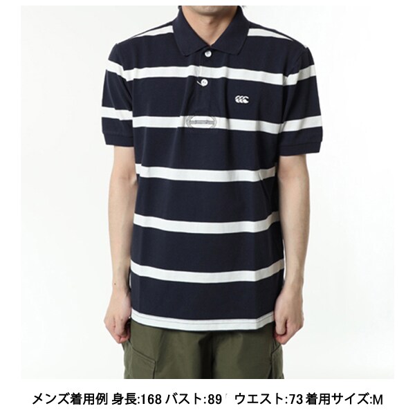 カンタベリー canterburyショートスリーブラガーポロ S/S RUGGER POLO RA34109 29 Mサイズ [ラグビー シャツ メンズ]Ω