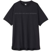アールプラスワークアウトティー R+ WORKOUT TEE RP34075 ブラック 19 Lサイズ [アウトドア カットソー メンズ]