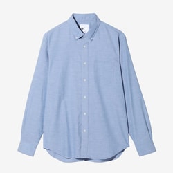 ロンススリーブスタンダードオックスフォードボタンダウンシャツ LONG SLEEVE STANDARD OXFORD BD SHIRT KSU34144 ブルー(BL) Mサイズ [アウトドア シャツ ユニセックス]