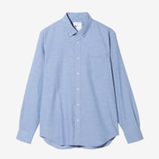 ロンススリーブスタンダードオックスフォードボタンダウンシャツ LONG SLEEVE STANDARD OXFORD BD SHIRT KSU34144 ブルー(BL) XLサイズ [アウトドア シャツ ユニセックス]
