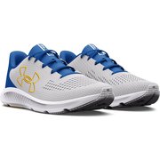 チャージドパスート3ビックロゴ 3026518 HaloGray/VarsityBlue(100) 27cm [ランニングシューズ メンズ]