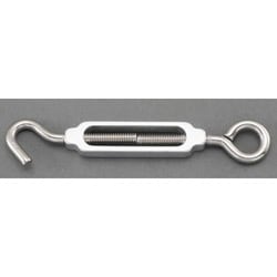 16.0x15.2mm ターンバックル（Hook＆Eye/アルミ・ステンレス） EA638KE-14