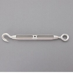 12.7mm ターンバックル（Hook ＆ Eye/ステンレス製） EA638KH-75