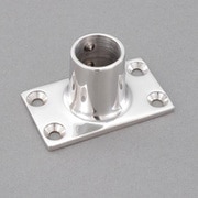 EA951EW-154 [25mm パイプ用アングルベース（ステンレス製）]