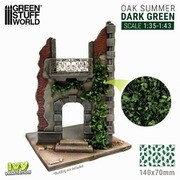 GSWD-4630 ツタの植生シート 大 夏のオークの葉/ダークグリーン [プラモデル用パーツ]