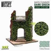 GSWD-4639 ツタの植生シート 小 夏のカエデの葉/ダークグリーン [プラモデル用パーツ]