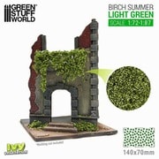 GSWD-4649 ツタの植生シート 小 夏のカバの葉/ライトグリーン [プラモデル用パーツ]