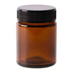 茶色ガラス・クリーム容器 50ml 13-664-9070