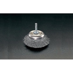 EA819BU-45 [45mm/6.4mm軸 軸付ブラシ（カップ型 スチール製）]