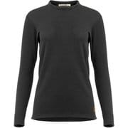 ウールテリー スポーツ クルー ネック ウーマン WOOLTERRY CREW NECK WOMAN 1401084670 JetBlack Mサイズ [アウトドア セーター レディース]
